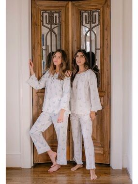 Lenora LUCY RUFFLE LONG PAJAMAS